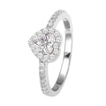 18K vergoldete Weißgold 925 Sterling Silber Zirkon Herzform Ringe 925 Sterling Silber Ringe | Shop Nory