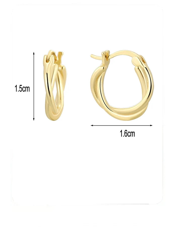 1 Paar 925 Sterling Silber 925 Sterling Silber Ohrringe U-Form Ohrringe | Shop Nory