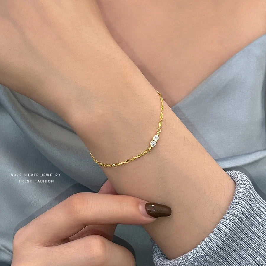 925 Sterling Silver Armbänder Elegant Glam | Shop Nory