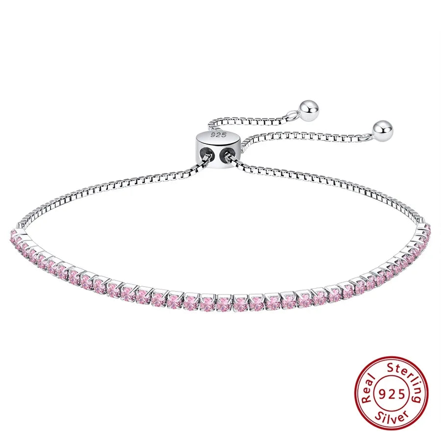 925 Sterling Silver Armbänder Tennisarmband IG-Stil Originaldesign Klassischer Stil | Shop Nory