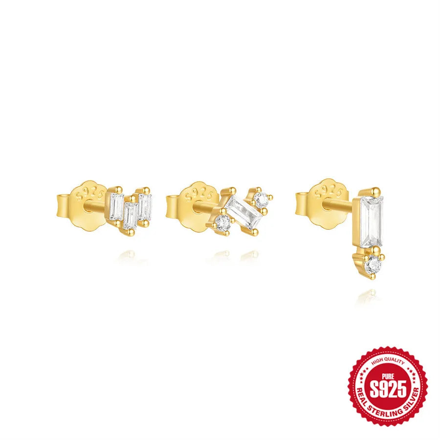 1 Set 925 Sterling Silber 925 Sterling Silber Ohrringe Stern Mond Ohrstecker | Shop Nory