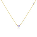 925 Sterling Silber Zirkon Kabelkette Einlage Rund Anhänger Halskette | Shop Nory