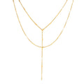 Halskette "Angelika" in Edelstahl dezent - 18k vergoldet | Shop Nory