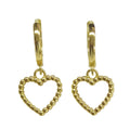 K Gold Vergoldet Weißgold Vergoldet 925 Sterling Silber 925 Sterling Silber Ohrringe Herzform Tropfenohrringe | Shop Nory