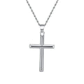 925 Sterling Silver Twisted Rope Chain Vergoldung Kreuz Anhänger Halskette | Shop Nory