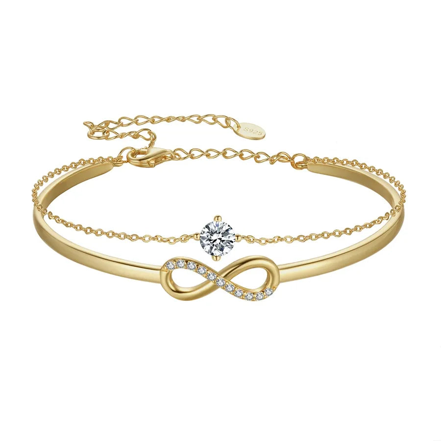 925 Sterling Silver Armreif Eleganter Glam Französischer Stil | Shop Nory
