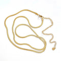 Bauchkette gold oder silber in Edelstahl - 16k vergoldet | Shop Nory