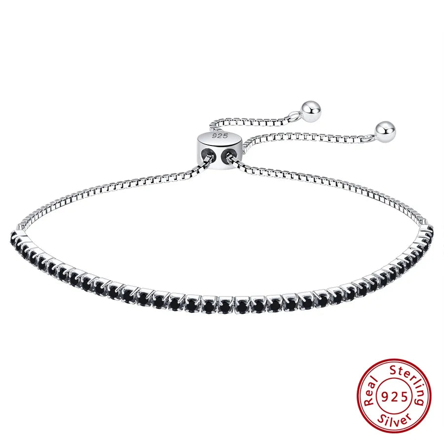 925 Sterling Silver Armbänder Tennisarmband IG-Stil Originaldesign Klassischer Stil | Shop Nory