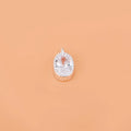 1 Stück 8.8*5.2mm Loch Unter 1mm 925 Sterling Silber Zirkon Geometrisch Polierte Anhänger Schmuck Zubehör | Shop Nory