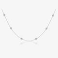 S925 Sterling Silber Kleine Daisy Halskette Ohrringe Koreanischer Stil Stilvoll Einfach und Vielseitig Klassisch Trendy Schlüsselbein Kette für Frauen | Shop Nory