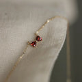 925 Sterling Silber Zirkon Kabelkette Einlage Schleife Knoten Halskette | Shop Nory