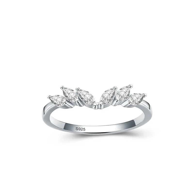 925 Sterling Silver Zirkon Geometrische Ringe | Shop Nory