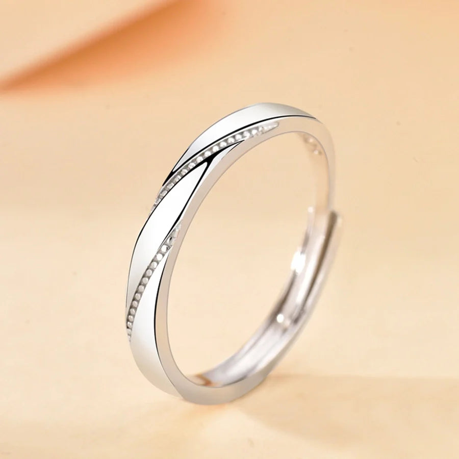 925 Sterling Silver Geometrische Spiral Streifen Ringe 925 Sterling Silber Ringe | Shop Nory