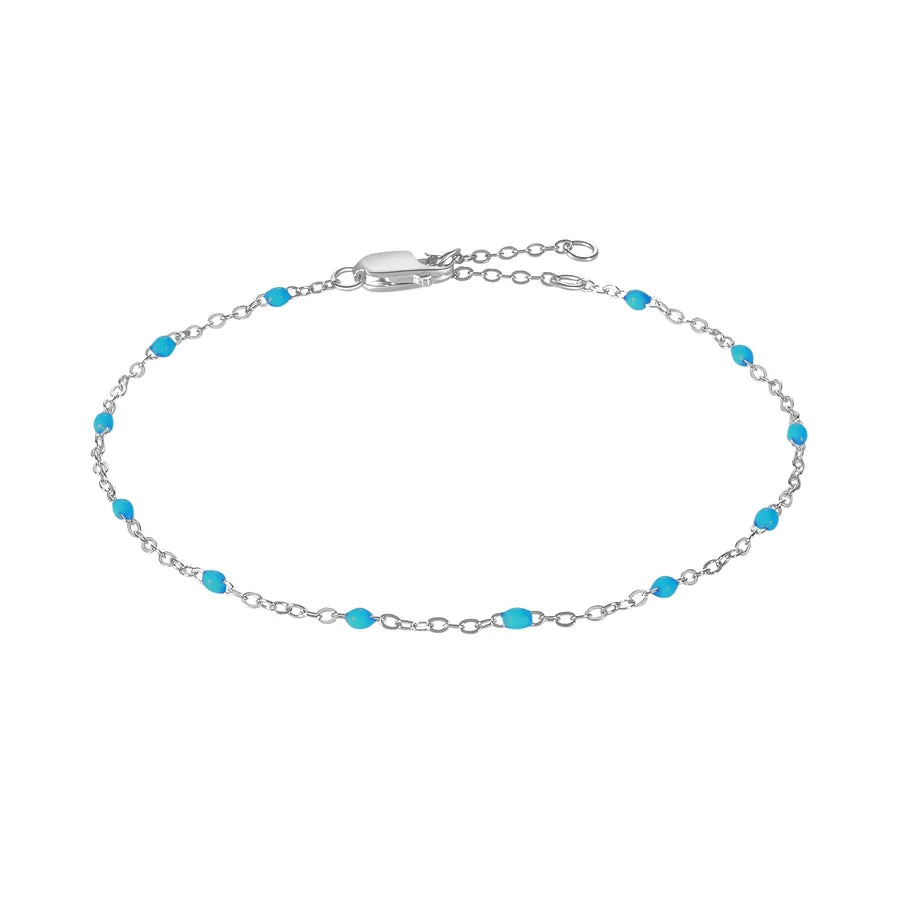 925 Sterling Silver Kabelkettchen Armbänder Einfacher Stil | Shop Nory