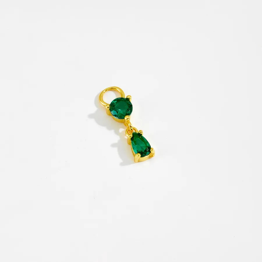 1 Stück 12,5 mm 925 Sterling Silber Zirkon Mond Schlange Polierte Anhänger Schmuck Zubehör | Shop Nory