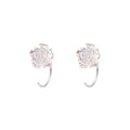 1 Paar S999 Silber Künstliches Harz 925 Sterlingsilber Ohrringe Rose Ohrhaken | Shop Nory