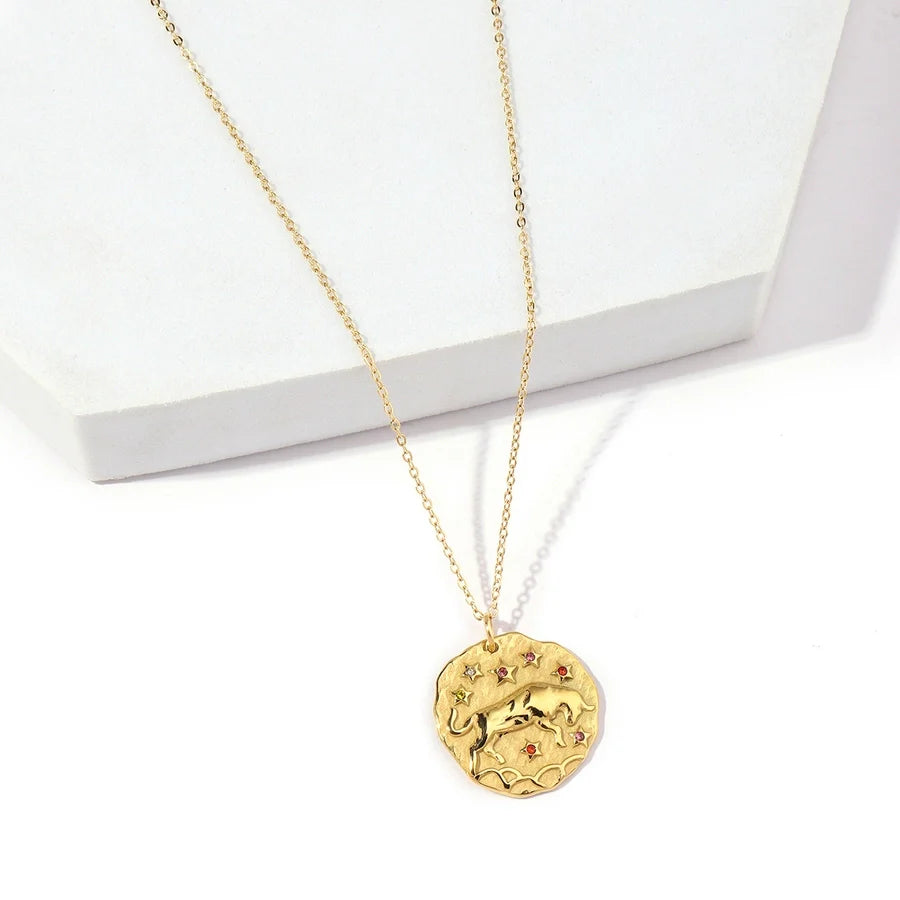 Halskette "Zodiac" in Edelstahl - 18k vergoldet | Shop Nory