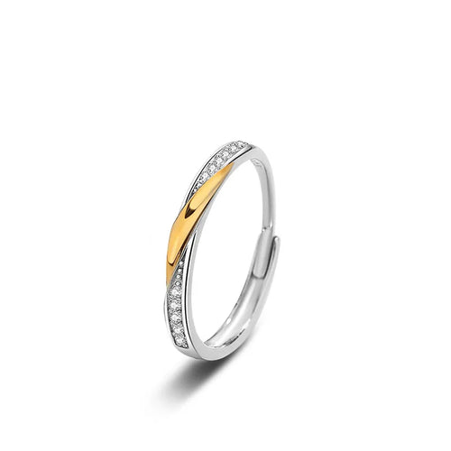 925 Sterling Silber Zirkon Runde Offene Ringe | Shop Nory