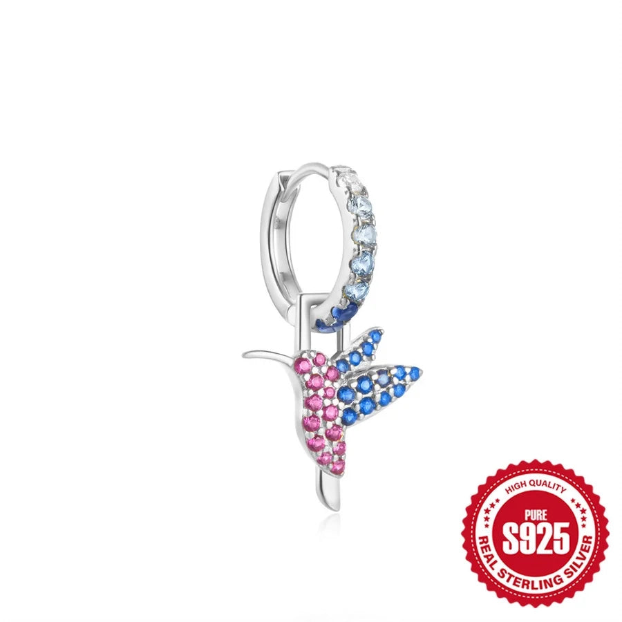 1 Stück 925 Sterling Silber Zirkon 925 Sterling Silber Ohrringe Schildkröte Teufelsauge Fisch Tropfenohrringe | Shop Nory