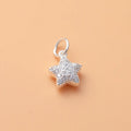 1 Stück 9,5*8mm Loch 2~2,9mm 925 Sterling Silber Zirkon Stern Anhänger Schmuck Zubehör | Shop Nory