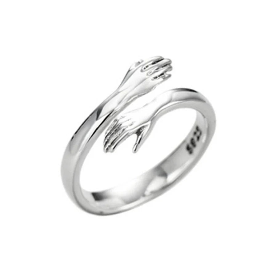 Ring "Hug me" Unisex in Edelstahl - 18k vergoldet | Shop Nory