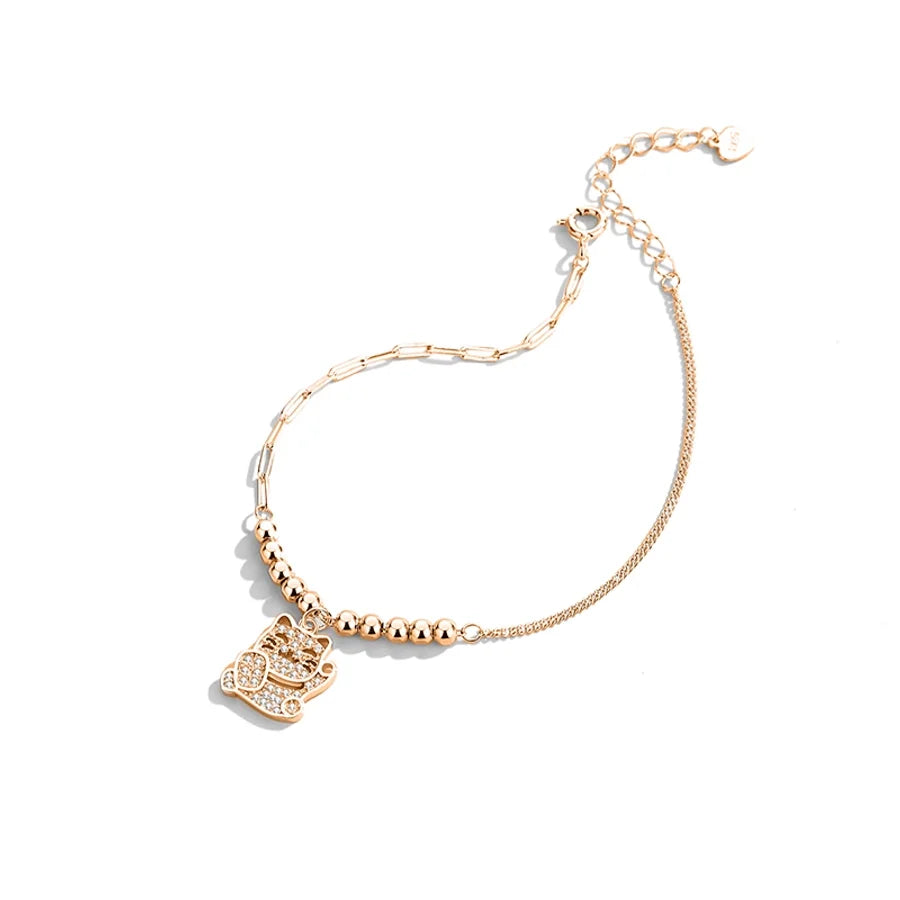 925 Sterling Silver Paperclip Chain Kabelkette Armbänder Elegant | Shop Nory