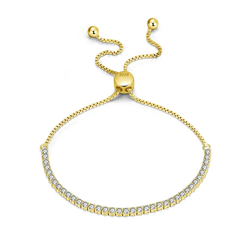 925 Sterling Silver Tennisarmband Japanischer Stil Klassischer Stil Koreanischer Stil | Shop Nory