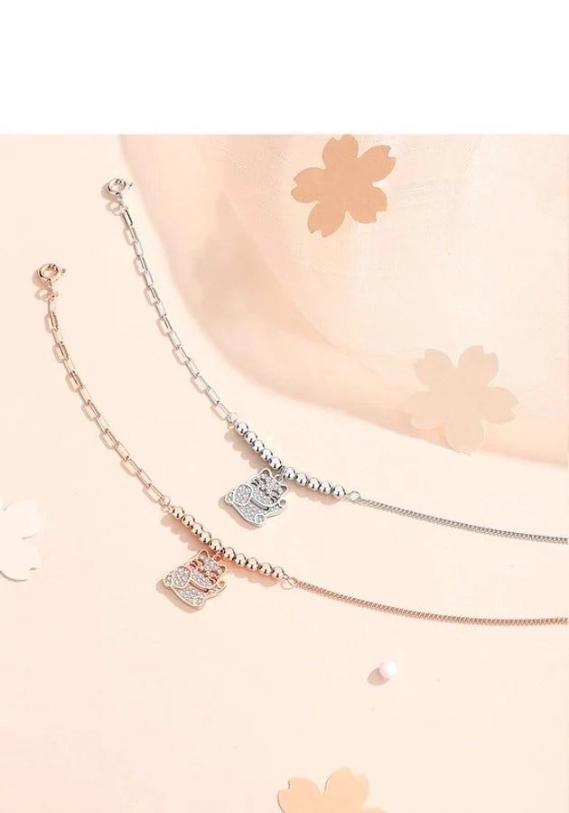 925 Sterling Silver Paperclip Chain Kabelkette Armbänder Elegant | Shop Nory