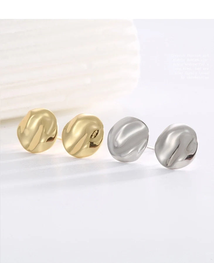 1 Paar 925 Sterling Silber 925 Sterling Silber Ohrringe Geometrische Ohrstecker | Shop Nory