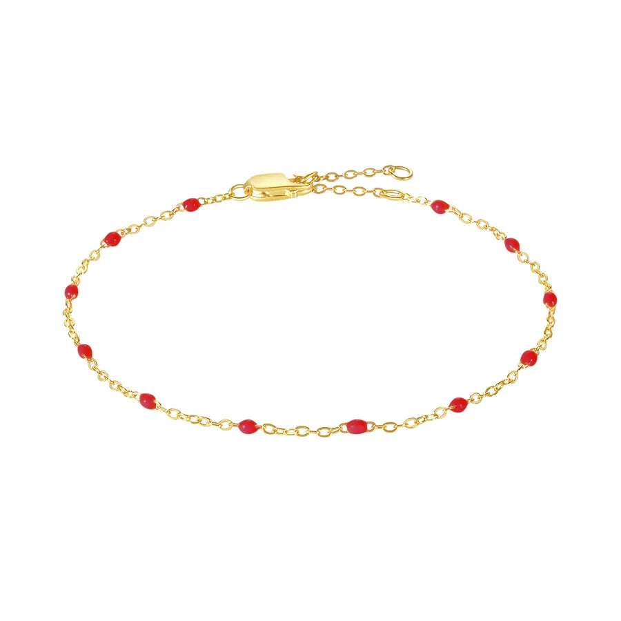 925 Sterling Silver Kabelkettchen Armbänder Einfacher Stil | Shop Nory