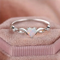 925 Sterlingsilber Opal Herzform Ringe 925 Sterlingsilber Ringe | Shop Nory