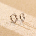 1 Paar 925 Sterling Silber Perle Zirkon Geometrische Ohrringe | Shop Nory