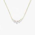 925 Sterling Silber Zirkon Kabelkette Geometrische Halskette | Shop Nory