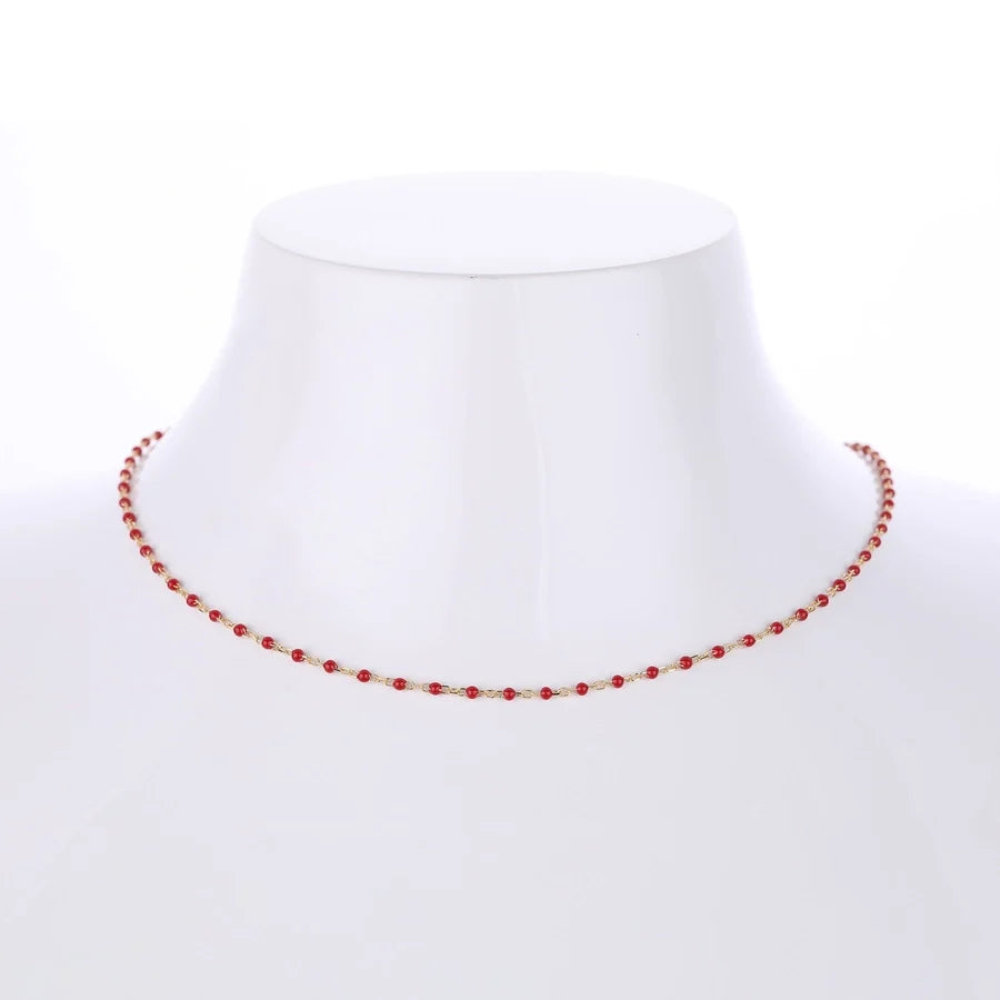 925 Sterling Silber Rack Plated Plated Langlebige Plated Kabelkette Geometrische Halskette | Shop Nory
