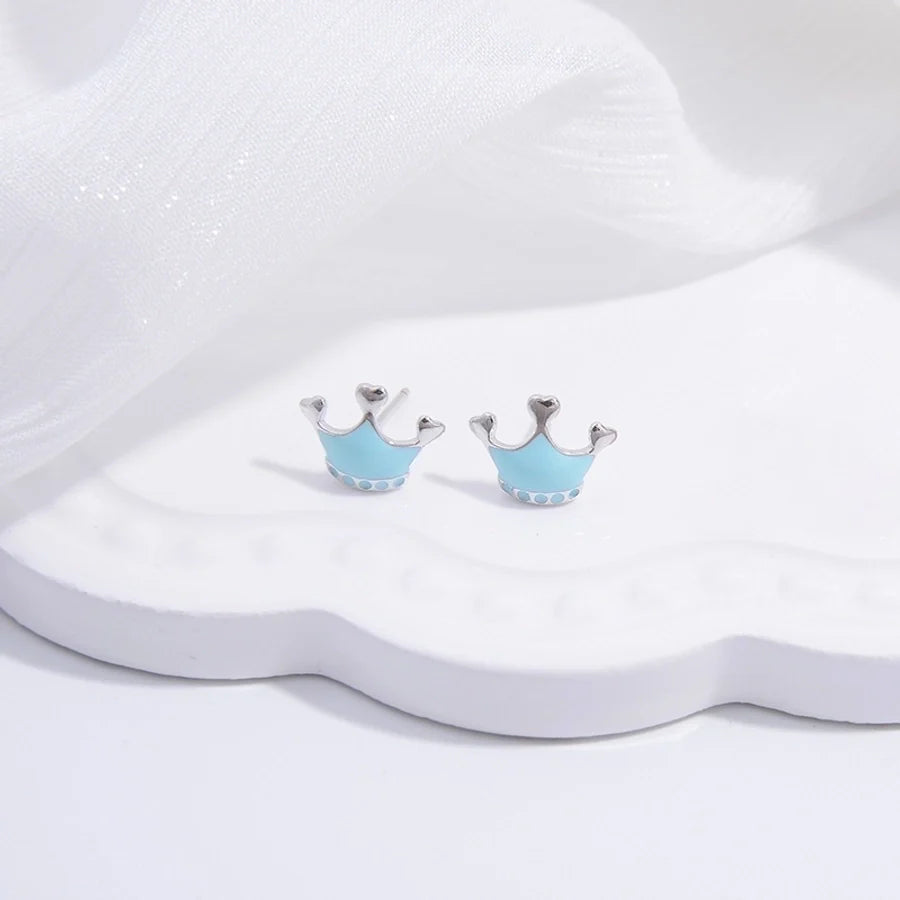 1 Paar 22K vergoldete rhodinierte 925 Sterling Silber Zirkon 925 Sterling Silber Ohrringe Pinguin Kirschkrone Ohrstecker | Shop Nory