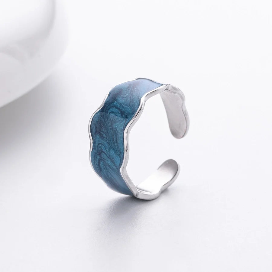 18K vergoldet Weißgold plattiert Rhodium plattiert 925 Sterling Silber geometrische Ringe 925 Sterling Silber Ringe | Shop Nory