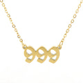 Angel Number Halskette Unisex in Edelstahl - 18k vergoldet | Shop Nory