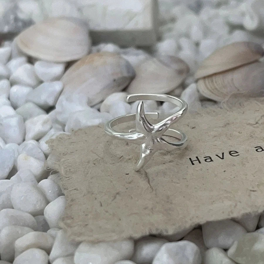 925 Sterling Silber Stern Offene Ringe 925 Sterling Silber Ringe | Shop Nory