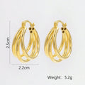 1 Paar 14K vergoldet Weißgold plattiert 925 Sterling Silber 925 Sterling Silber Ohrringe U-Form Ohrringe | Shop Nory