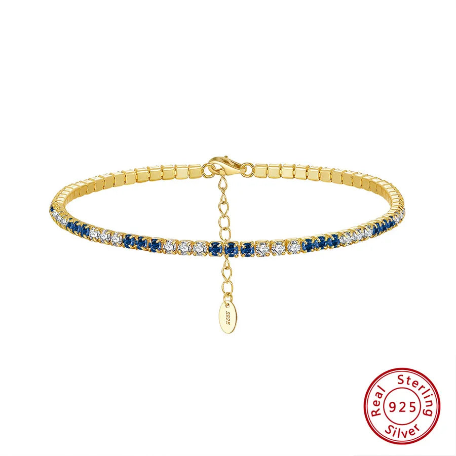 925 Sterling Silver Tennisarmband IG Stil Französischer Stil Klassischer Stil | Shop Nory