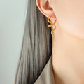 Ohrringe "Kleopatra" in Edelsathl -18k vergoldet | Shop Nory