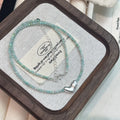 925er Sterlingsilber Naturstein Perlenkette Plattierung Herzform Halskette | Shop Nory