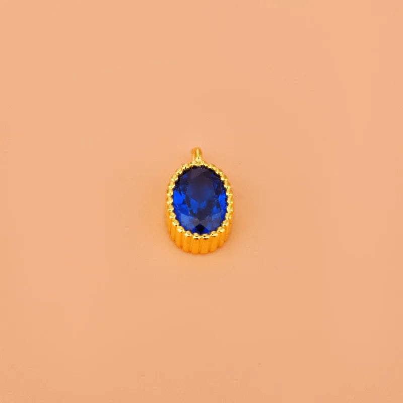 1 Stück 8.8*5.2mm Loch Unter 1mm 925 Sterling Silber Zirkon Geometrisch Polierte Anhänger Schmuck Zubehör | Shop Nory