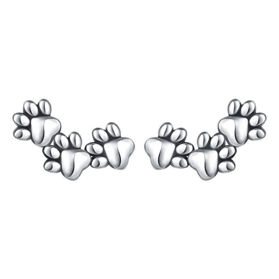 1 Paar 925 Sterling Silber 925 Sterling Silber Ohrringe Tier Herzform Ohrstecker | Shop Nory