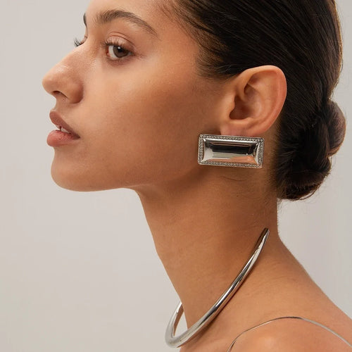 Choker "Nofre" silber in Edelstahl | Shop Nory
