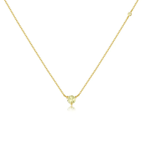 925 Sterling Silber Zirkon Kabelkette Einlage Rund Anhänger Halskette | Shop Nory
