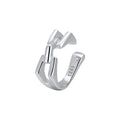 1 Stück 925 Sterling Silber 925 Sterling Silber Ohrringe Geometrische Ohrmanschetten | Shop Nory