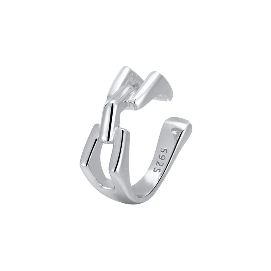 1 Stück 925 Sterling Silber 925 Sterling Silber Ohrringe Geometrische Ohrmanschetten | Shop Nory