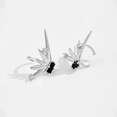 1 Stück 18K vergoldet Weißgold vergoldet 925 Sterling Silber Zirkon 925 Sterling Silber Ohrringe Einfarbige Ohrmanschetten | Shop Nory