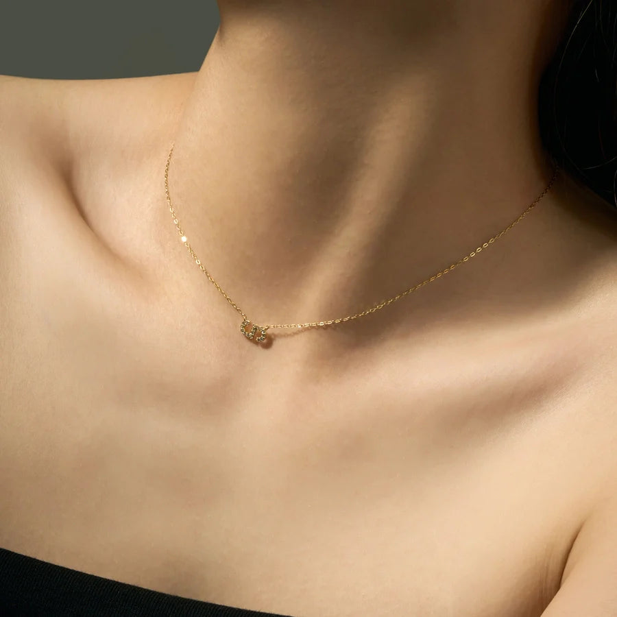 925 Sterling Silber Zirkon Kabelkette Einlage Geometrisches Kreuz Anhänger Halskette | Shop Nory